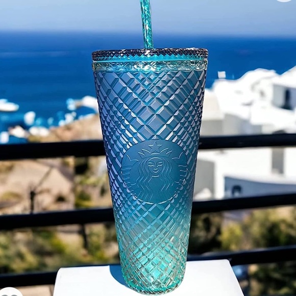 STARBUCKS Ombre Jeweled Bling Gradient Venti Tumbler - Picture 6 of 6